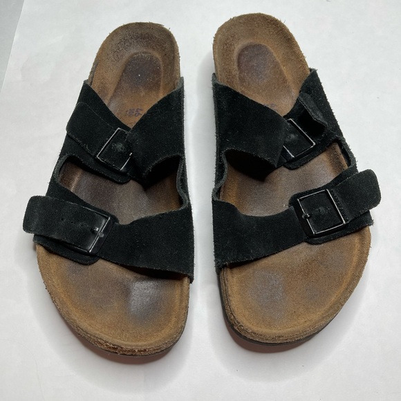 Birkenstock Other - Birkenstock Mens 13 SoftSole Black Arizona Sandals